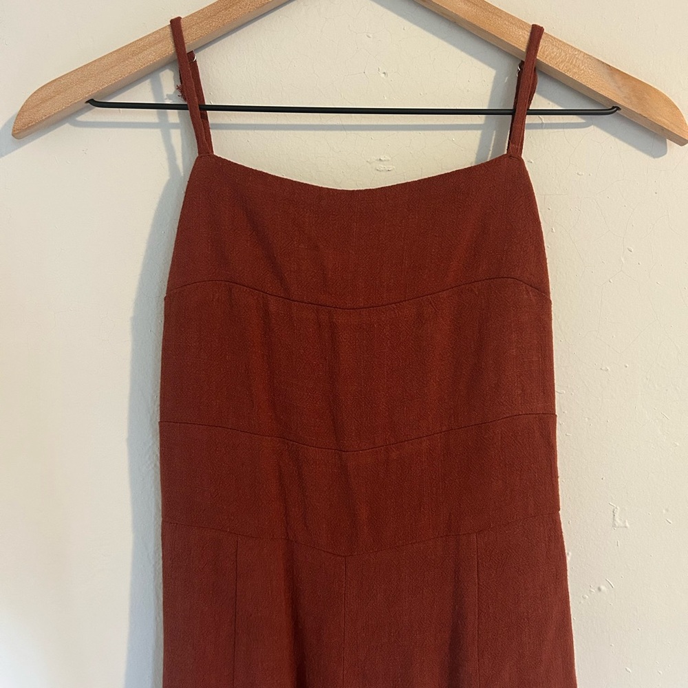 Rustic Red Jumpsuit - Picture 5 of 5